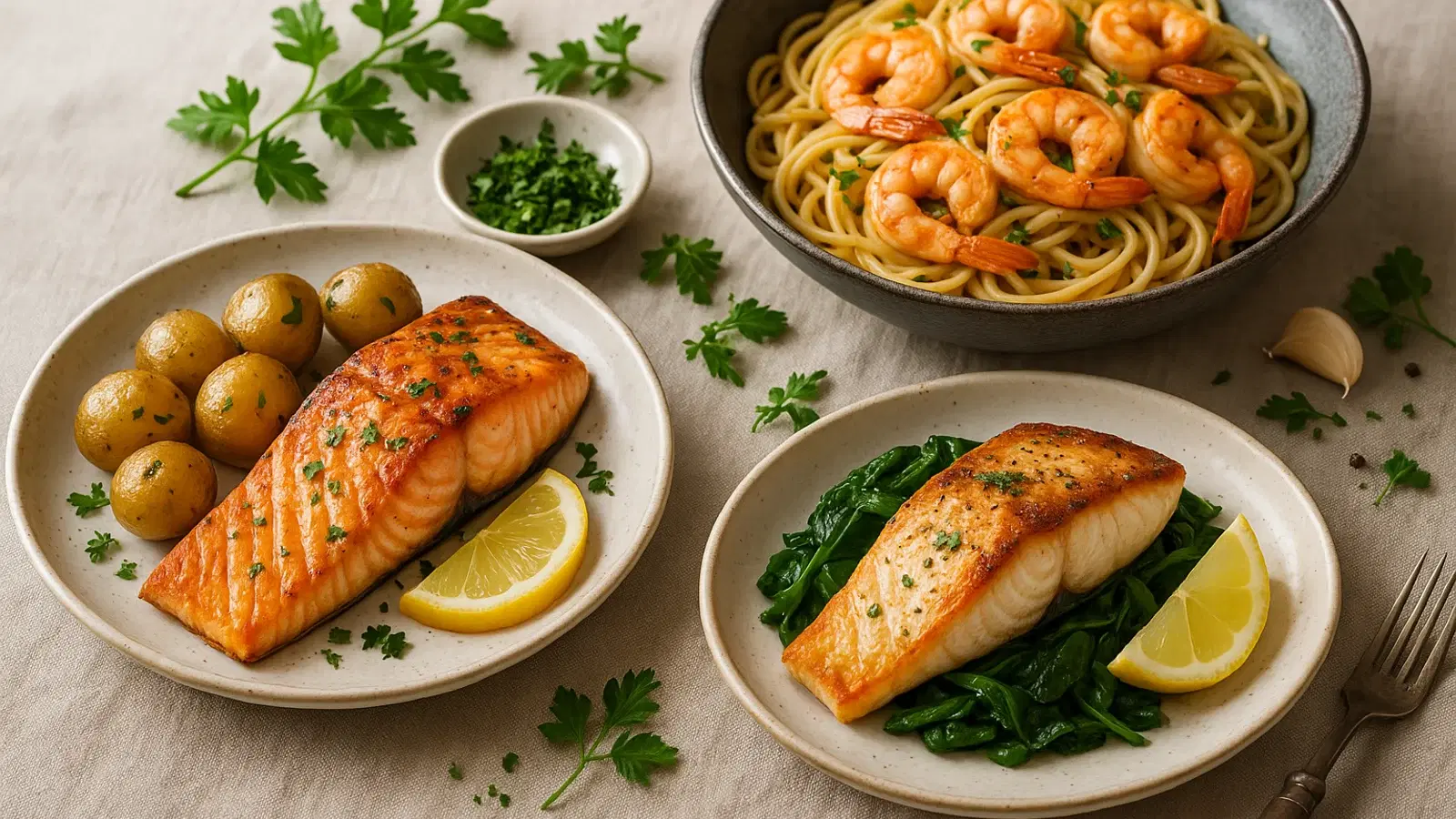 Seafood & Fish Recipes recipe category hero image