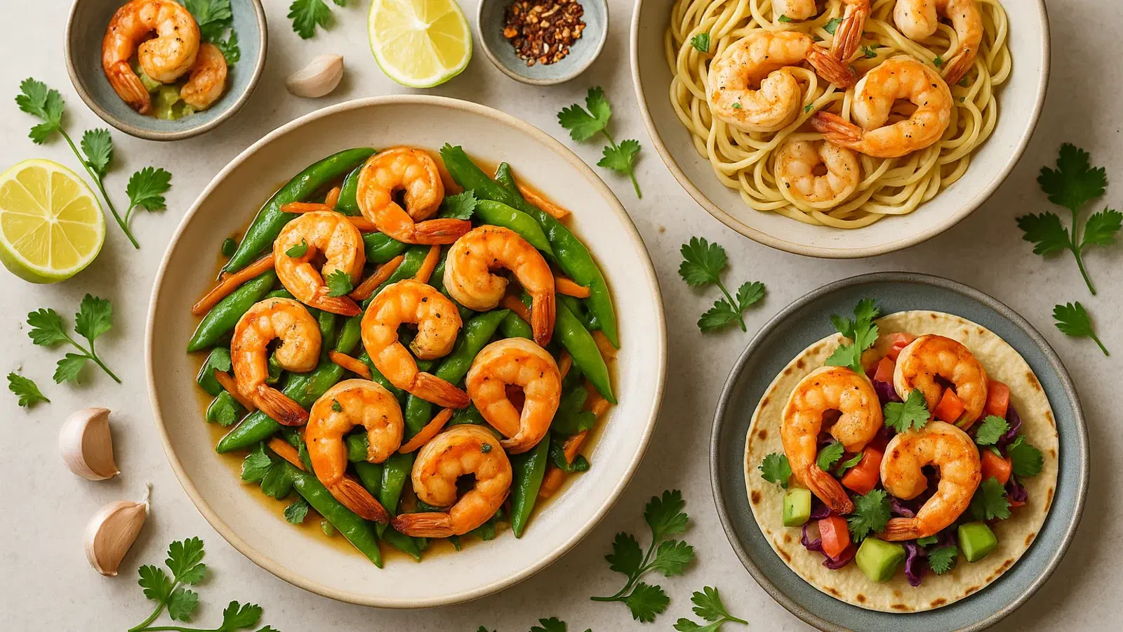Shrimp Recipes recipe category hero image