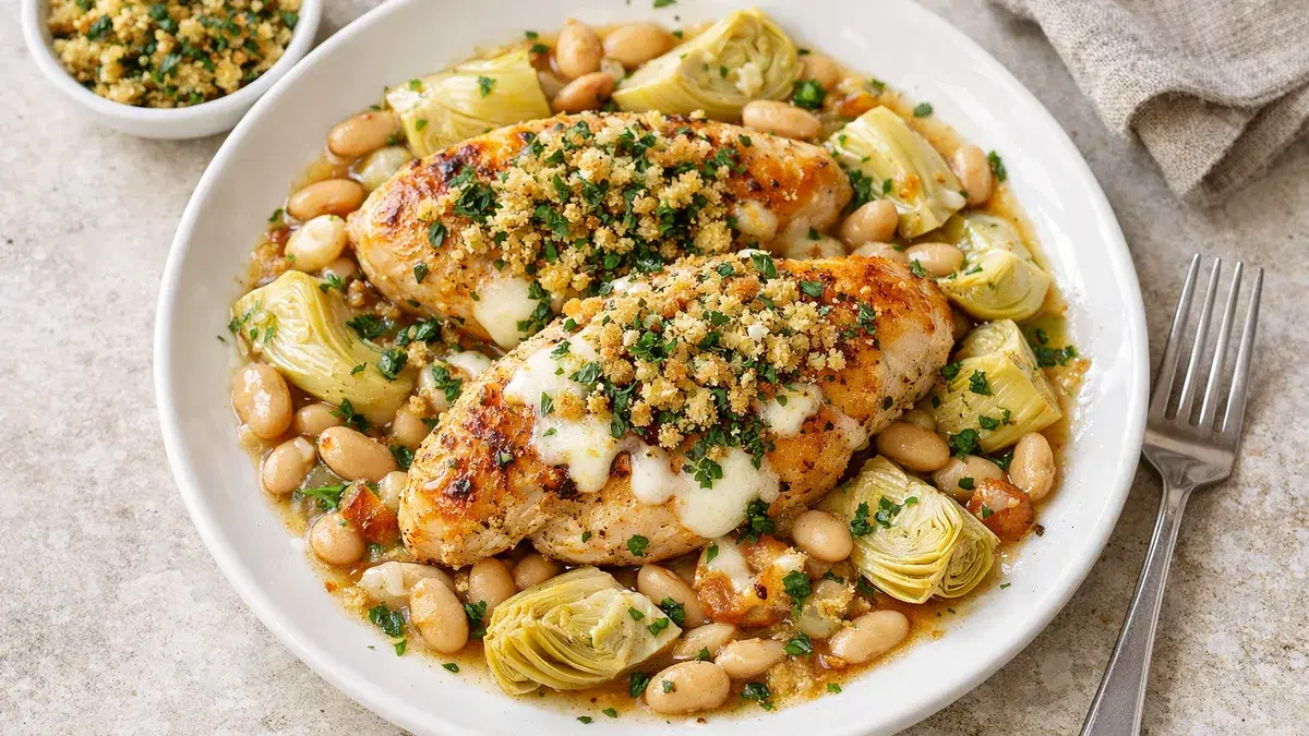 Chicken & Artichoke Cassoulet