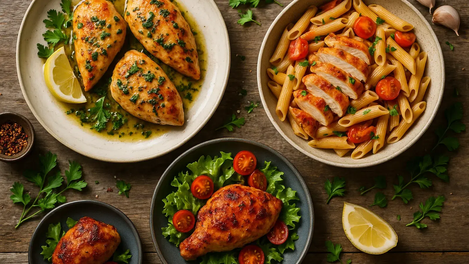 Recettes de Poulet recipe category hero image