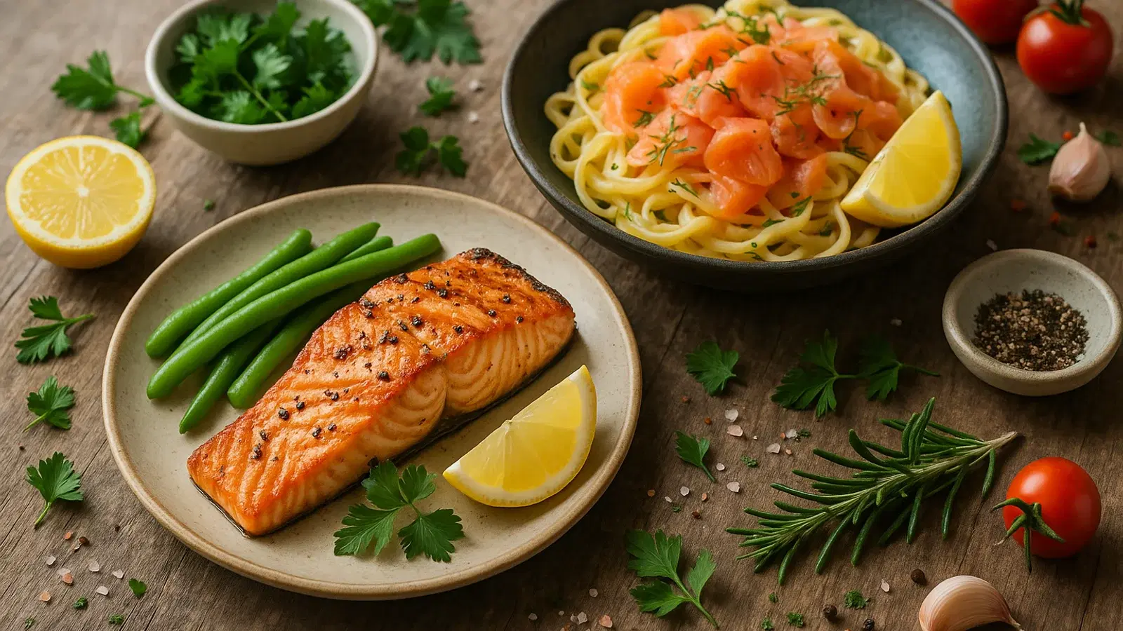 Recettes de Saumon recipe category hero image