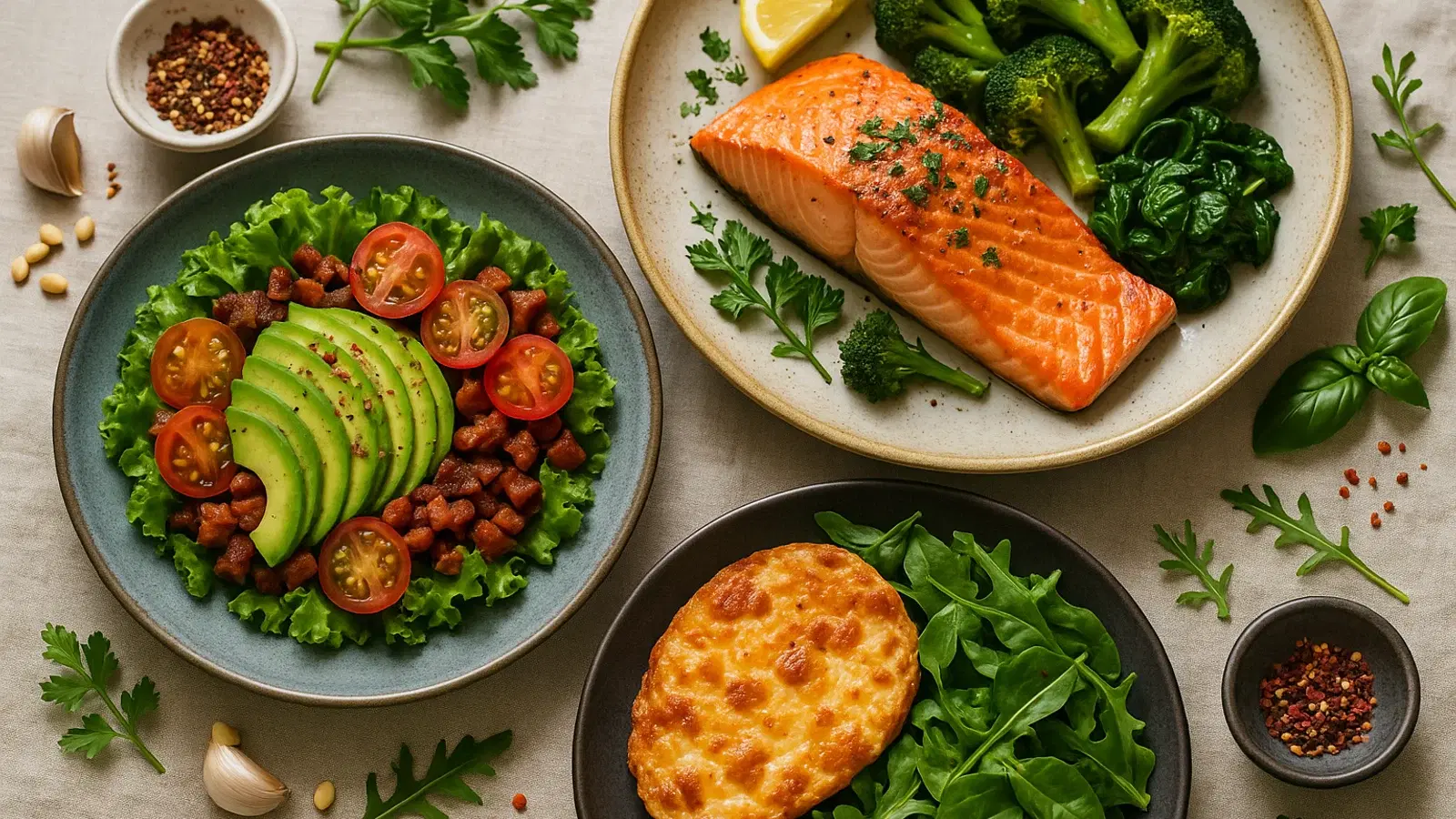 Recettes Keto recipe category hero image
