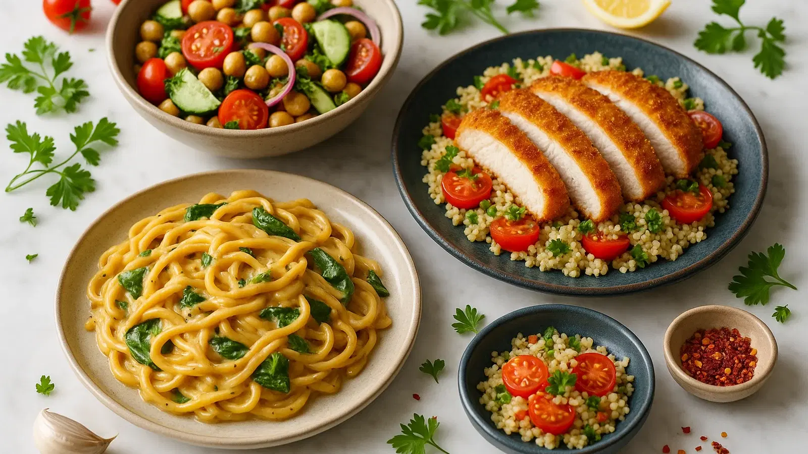 Recettes Rapides recipe category hero image