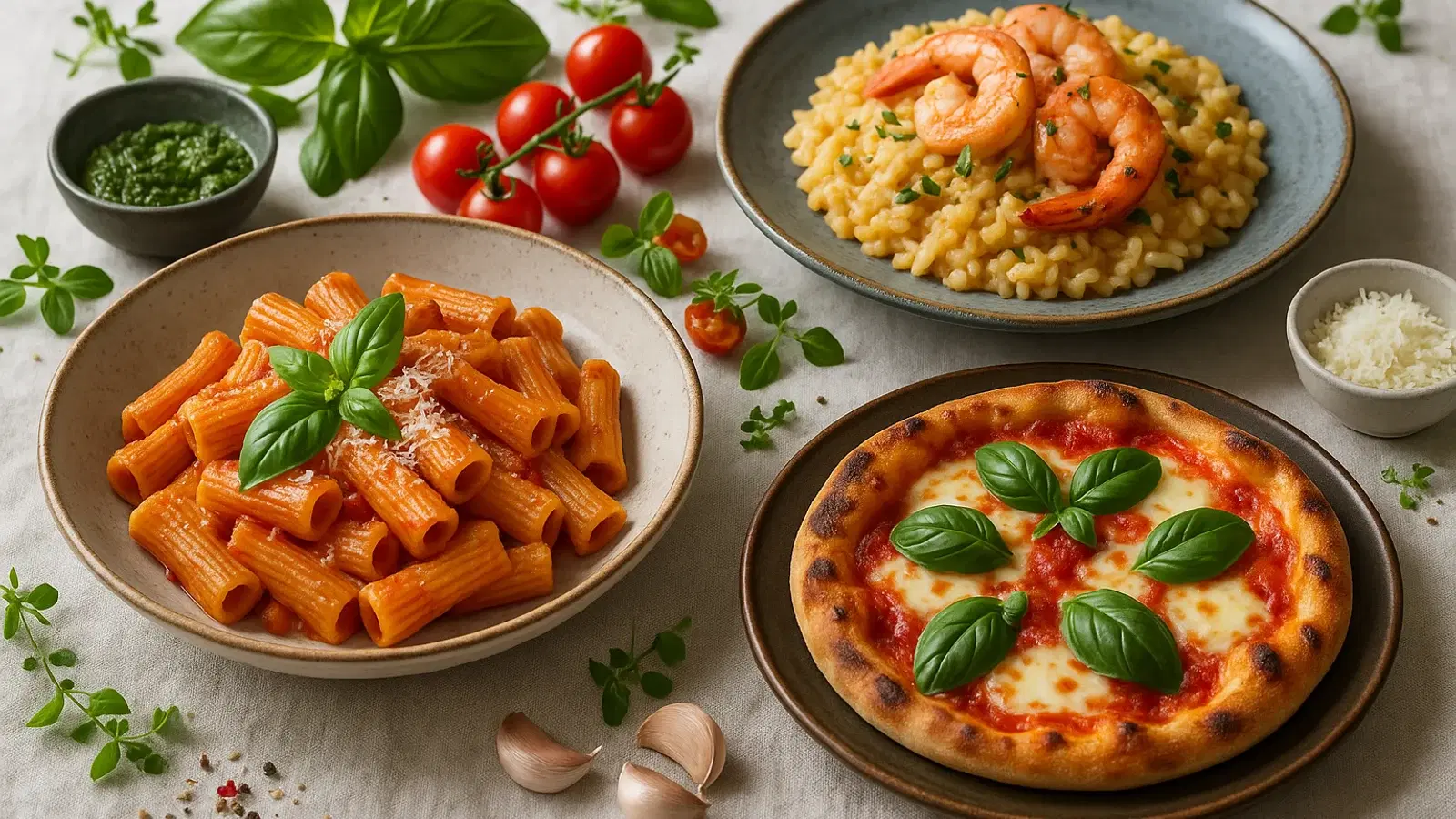 Saveurs Italiennes recipe collection hero image